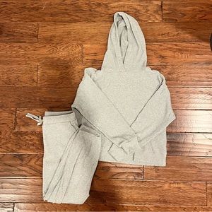 Gap Cozy Ribbed Hoodie and Joggers